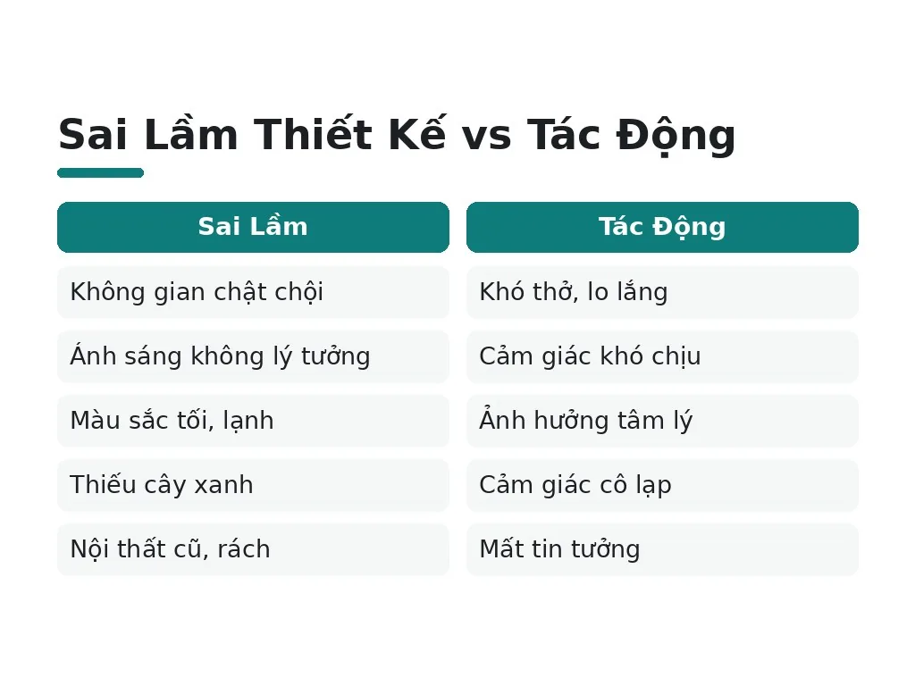 Những Sai Lầm Phổ Biến Khi Thiết Kế Phòng Chờ