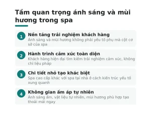 Tầm quan trọng ánh sáng và mùi hương trong spa
