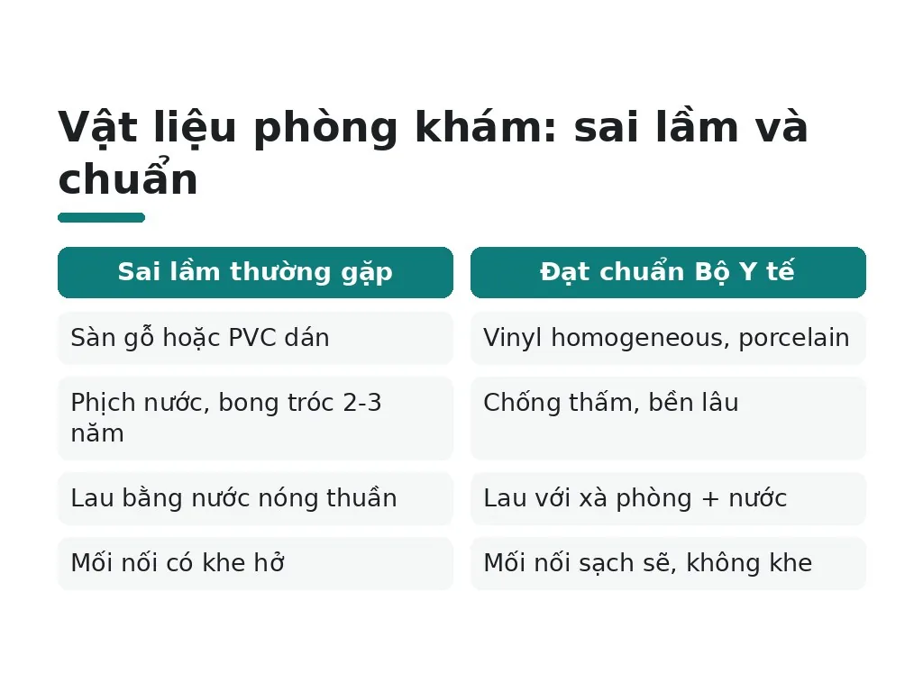 Tiêu chuẩn vệ sinh phòng khám nha khoa Bộ Y tế